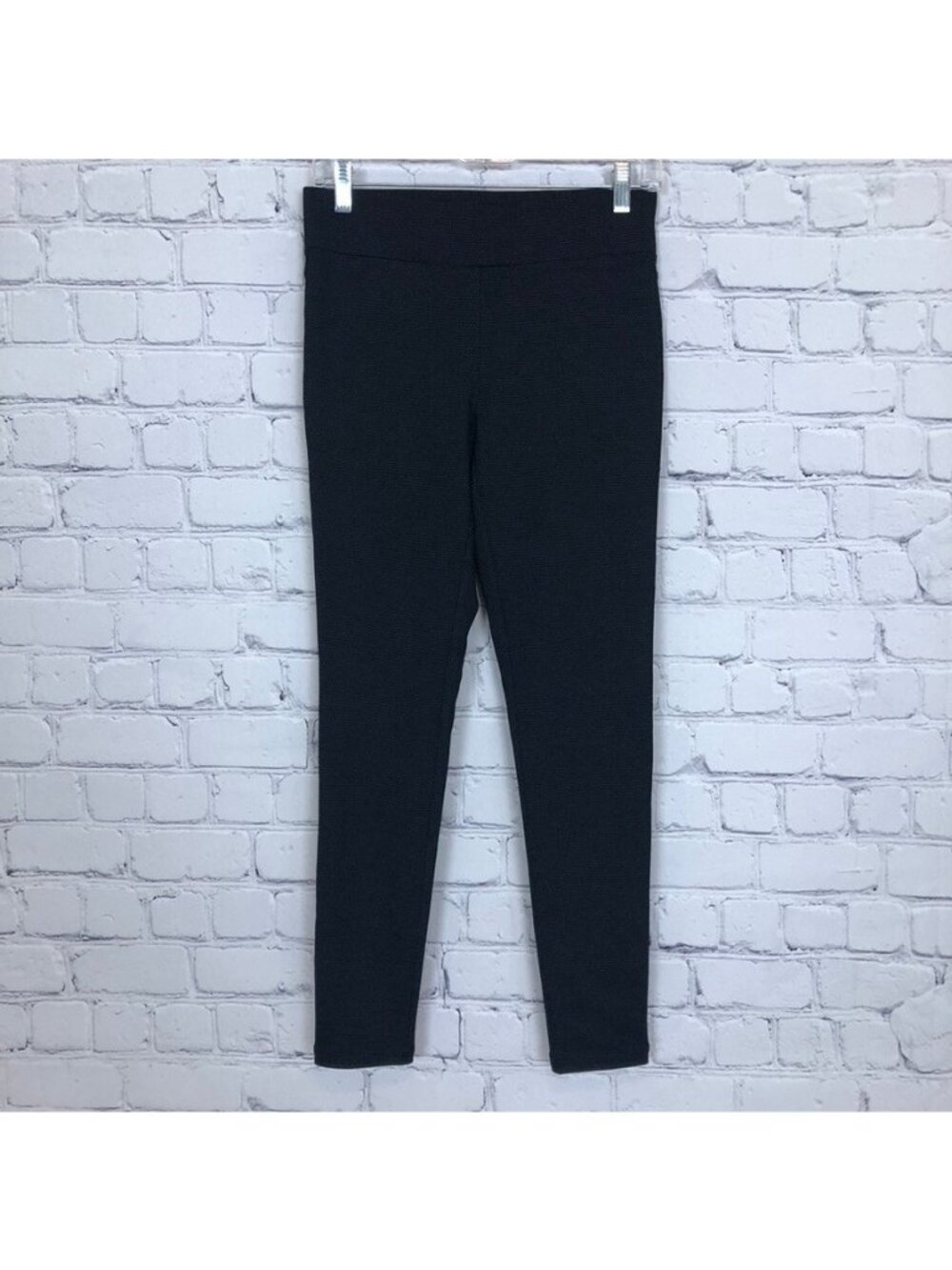 NWT LOFT Black Polka Dot Ponte Leggings Size S